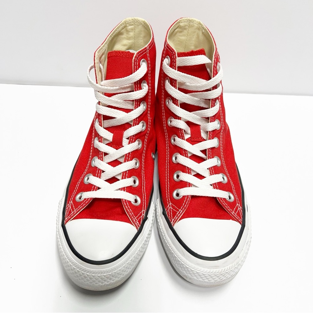Converse Chuck Taylor All Star Hi Red High Top Shoes
size Men’s 6.5 Women 8.5 - Picture 2 of 13